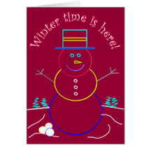 Winterzeit ist hier! karte