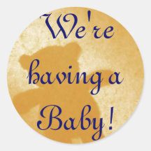 Wir haben ein Baby! Mitteilungen Sticker