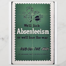 Wir lecken Absentismus, oder wir verlieren den Kri Flyer