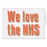Wir Liebe das NHS Karte