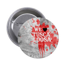 Wir Liebe Tuscaloosa (durch extravagante Entwürfe) Anstecknadelbuttons