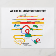 Wir sind alle genetische Ingenieure (RNS Verstärke Individuelle Flyer