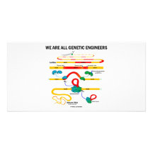 Wir sind alle genetische Ingenieure (RNS Verstärke Photokartenvorlage