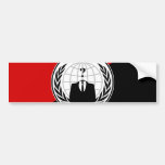 Wir sind anonyme Anarchisten-Flagge Auto Sticker