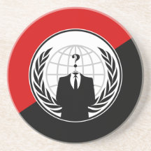 Wir sind anonyme Anarchisten-Flagge Untersetzer