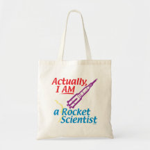 Wirklich BIN ICH ein Rocket-Wissenschaftler Taschen