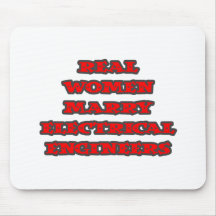 Wirkliche Frauen heiraten Elektroingenieure Mousepads