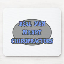 Wirkliche Männer heiraten Chiropraktoren Mousepad