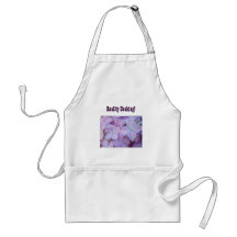 Wirklichkeits-Kochen! Schürze lila Hydrangrea Blum