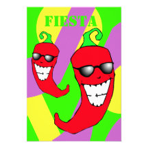 Wirts-mexikanische Fiesta-Themed Partys-Einladunge