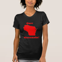 Wisconsin - Hemden "mit einen Wisconsin"
