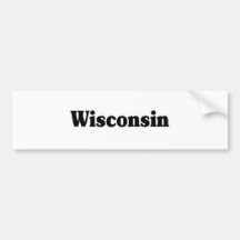 Wisconsin-Klassiker Auto Aufkleber