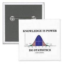 Wissen ist Power tut Statistiken (Notfall-Spaß) Button