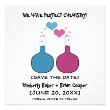 Wissenschaft der Liebe laden Save the Date ein Ankündigungen