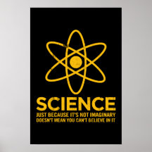 Wissenschaft - gerade weil sein nicht eingebildete posterdruck