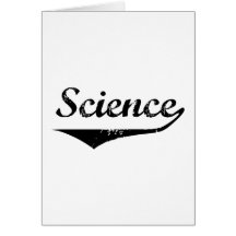 Wissenschaft Grußkarte