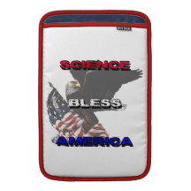 Wissenschaft segnen Amerika-amerikanische Flagge u Sleeve Fürs MacBook Air