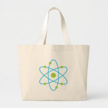 Wissenschafts-Atom Leinentasche
