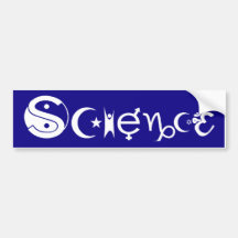 Wissenschafts-Autoaufkleber