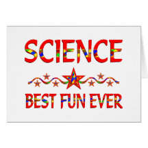 Wissenschafts-bester Spaß Karte