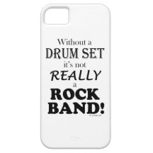 Without A Drum Set - Rock Band iPhone 5 Case