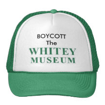 Witte Museums-Protest-Hut Retrokultkappe