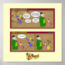 Wizard101 Abracadoodle Comic-Plakat