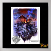 Wizard101 Dragonspyre Konzept-Plakat