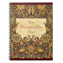 Wm Morris Pre-Raphaelitekundengerechtes Notizbuch