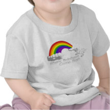 wo Regenbogen von den T-Shirts kommen