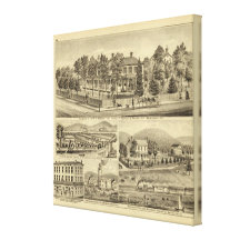 Wohnsitz von John ein Wärter Sewickley Galerie Faltleinwand