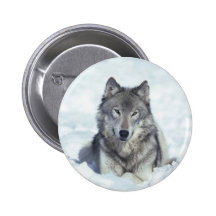 Wolf Anstecknadelbutton