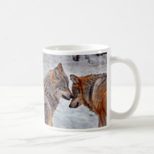 Wolf "der meine" Becher ist Kaffee Tasse