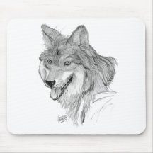 Wolf Mousepad