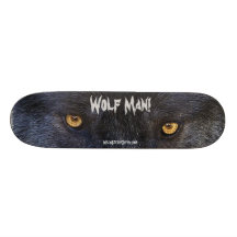 WOLF MUSTERT Tier-Anhänger wildes Skateboard Individuelle Skateboarddecks