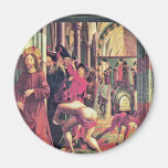Wolfgang-Altar innerhalb der links Flügel-Szene un Kühlschrankmagnet
