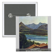 Wolfgangsee durch Waldmüller Ferdinand Georg Button
