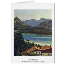 Wolfgangsee durch Waldmüller Ferdinand Georg Grußkarten