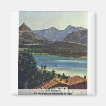 Wolfgangsee durch Waldmüller Ferdinand Georg Magnets