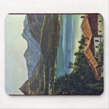 Wolfgangsee durch Waldmüller Ferdinand Georg Mousepad