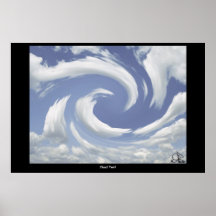 Wolken-Rotation Posterdruck
