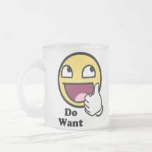 Wollen Sie fantastischen Gesichts-smiley Kaffee Haferl