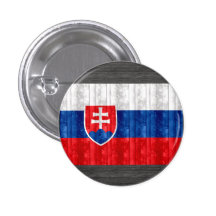 Wooden Slovak Flag Buttons