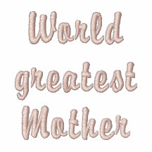 Worldgreatest Mutter Besticktes Kapuzenpulli