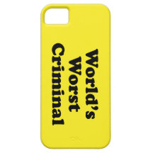 World's Worst Criminal iPhone 5 Cases