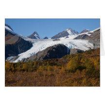 Worthington Gletscher Grußkarte