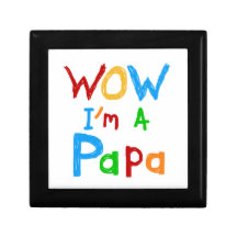 Wow bin ich ein Papa-T-Shirts und Geschenke Erinnerungskiste