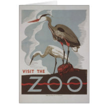 WPA - der Zoo Grußkarten