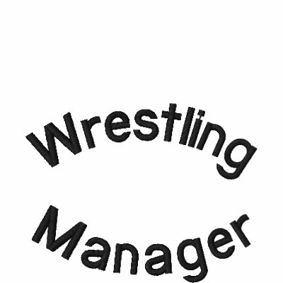Wrestling, Manager stickte Hemd Besticktes Polohemd Wrestling, Manager stickte Hemd Besticktes Polohemd