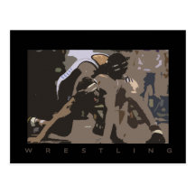 Wrestling POSTKARTE